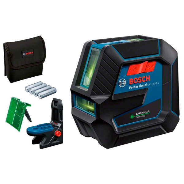 Лазерный нивелир Bosch GCL 2-50 G Professional с держателем RM 10