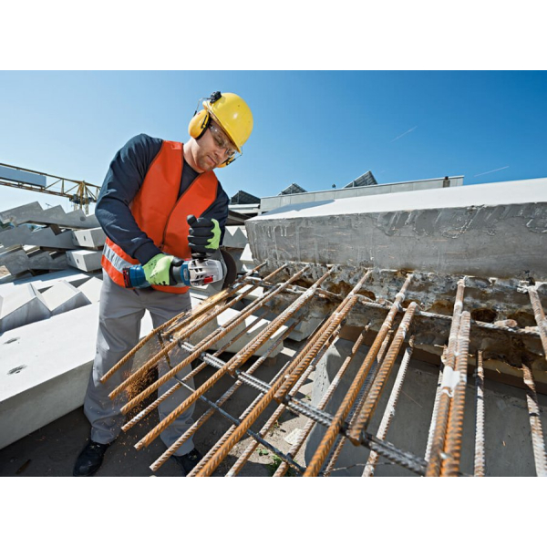 Акумуляторна кутова шліфмашина Bosch Professional GWS 18V-10, 2x4.0Ah, з/п GAL 18V-40