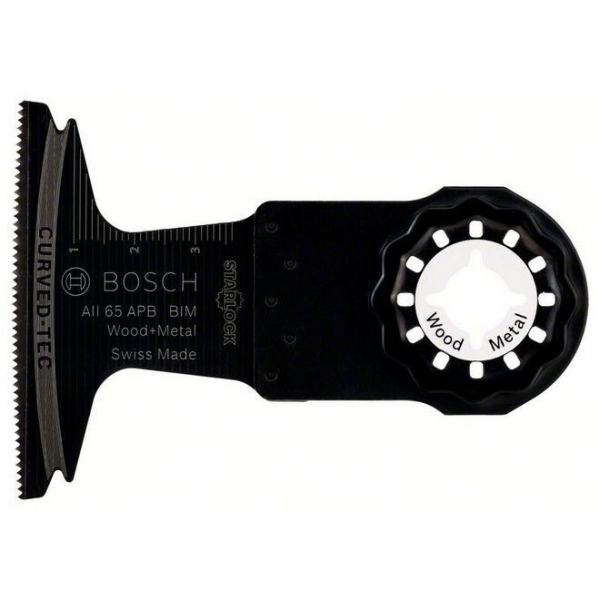 Погружное пильное полотно Bosch Starlock BIM AII 65 APB Wood and Metal