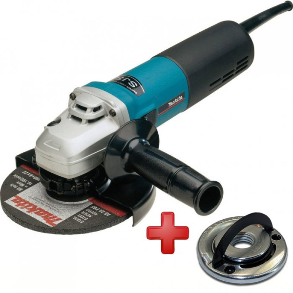 Кутова шлімашина Makita 9565 CVR + безключова гайка