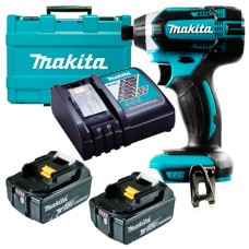 Аккумуляторный гайковерт Makita DTD 152 RFE, 2x3.0 Ah, з/у, в кейсе