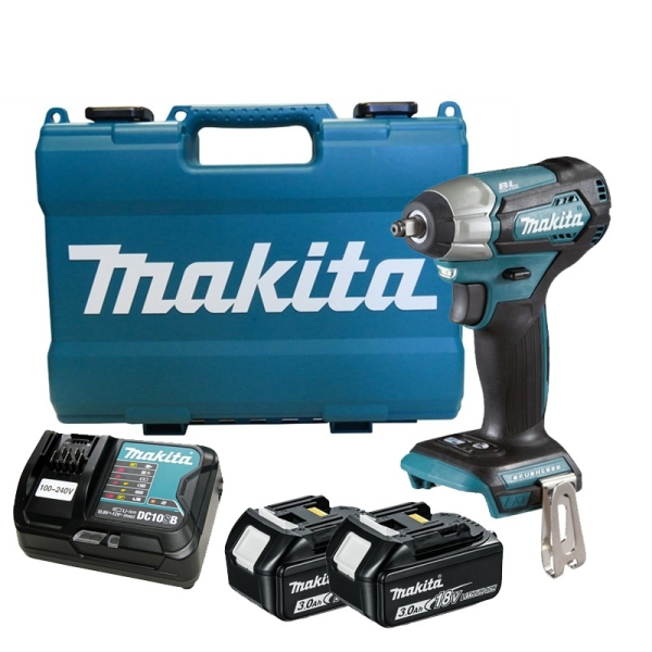 Аккумуляторный гайковерт Makita DTW 180 RFE, 2x3.0Ah, з/у DC18RC, в кейсе