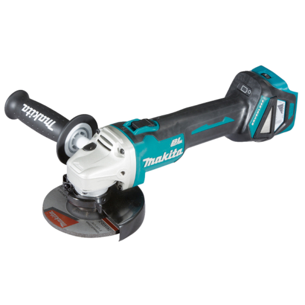 Аккумуляторная болгарка Makita DGA 511 RTE, 2x5.0 Ah, з/у DC18RC, в кейсе