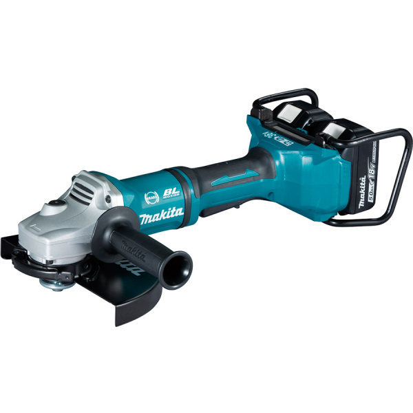 Аккумуляторная болгарка Makita DGA 900 PT2, 2x5.0Ah, з/у