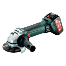 Акумуляторна болгарка Metabo W 18 LTX 125, 2x4.0 Ah, з/п, в кейсі