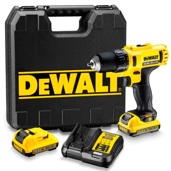 Аккумуляторный шуруповерт DeWalt DCD710D2, 2x2.0Ah, з/у, кейс