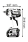 Аккумуляторный ударный шуруповерт Bosch GSR 18 V-EC FC2, 2x4.0 Ah, з/у AL 1860 CV, в L-BOXX 136 + набор насадок