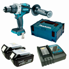 Акумуляторний дриль-шуруповерт Makita DDF 481 RMJ, 2x4.0Ah, з/п, MacPac
