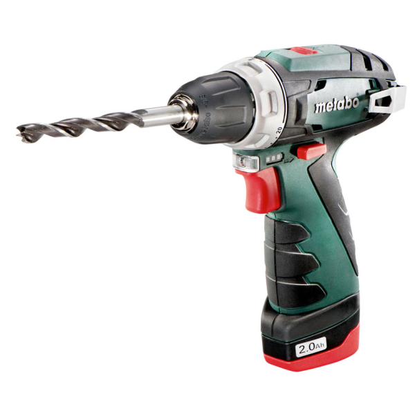 Акумуляторний шуруповерт Metabo PowerMaxx BS, 1x2.0 Ah, LC 24, сумка