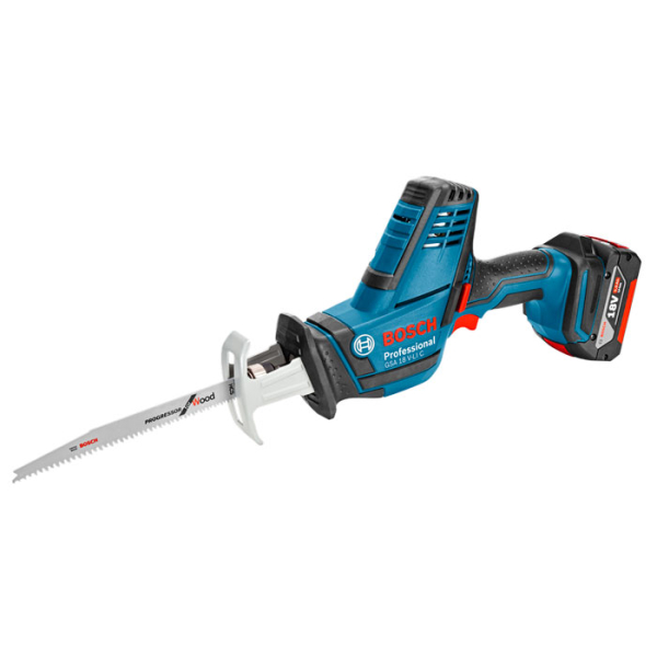 Аккумуляторная ножовка Bosch GSA 18 V-LI C Professional, 2x5.0Ah, з/у, в L-BOXX 136
