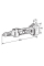 Акумуляторна пряма шліфмашина Makita DGD 800 RFE, 2x3.0Ah, з/п, кейс
