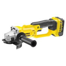 Аккумуляторная угловая шлифмашина DeWalt DCG412M2, 2x2.0Ah, з/у, в кейсе
