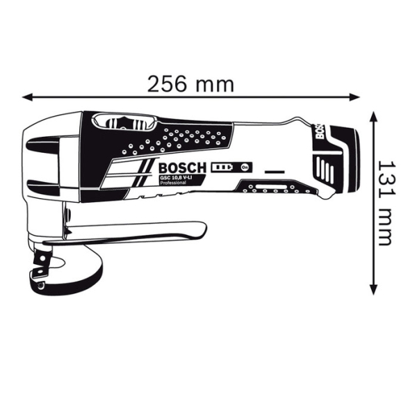 Аккумуляторные ножницы Bosch GSC 12V-13 Professional, каркас