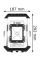 Аккумуляторный фонарь Bosch GLI 18V-1900 Professional, каркас