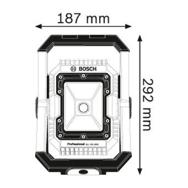 Аккумуляторный фонарь Bosch GLI 18V-1900 Professional, каркас