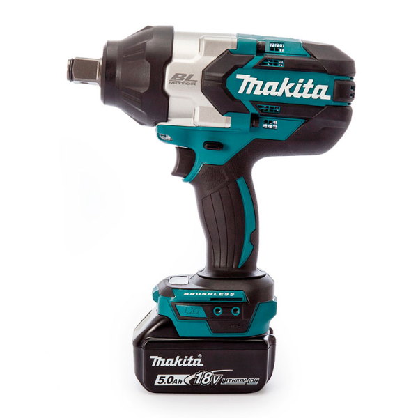 Акумуляторний гайковерт Makita DTW1001RTJ LXT, 2x5.0 Ah, DC18RC, в Makpac