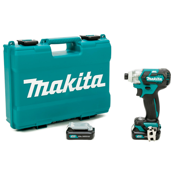 Акумуляторний гвинтоверт Makita TD111DWAE, 2x2.0Ah, DC10WC, в кейсі