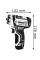 Акумуляторний шуруповерт Bosch GSR 12V-15 FC Professional, 2x2.0Ah, з/п, в L-BOXX 102