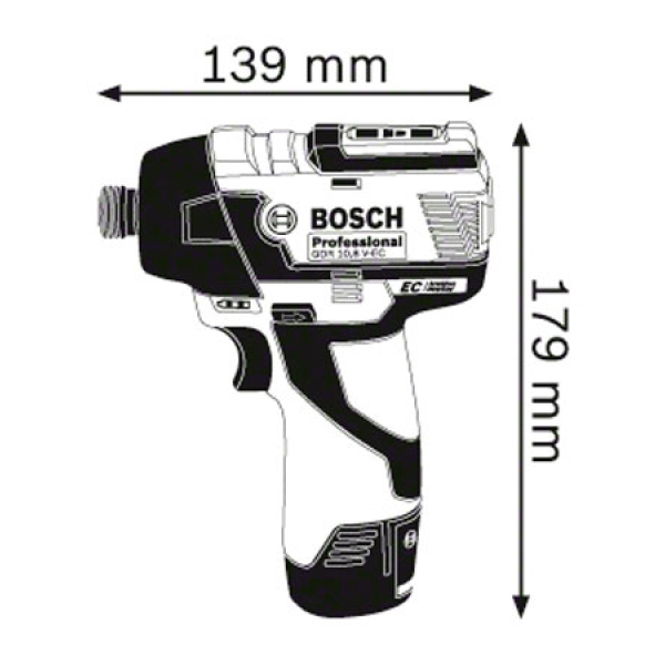 Аккумуляторный гайковерт Bosch GDR 12V-110 Professional SOLO, каркас