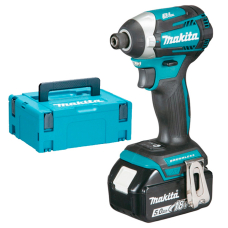 Аккумуляторный гайковерт Makita DTD 170 RTJ, 2x5.0 Ah, з/у DC18RC, в кейсе