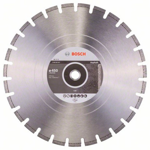 Алмазный круг Bosch Standard for Asphalt, 450x25,4x3,2x10 мм