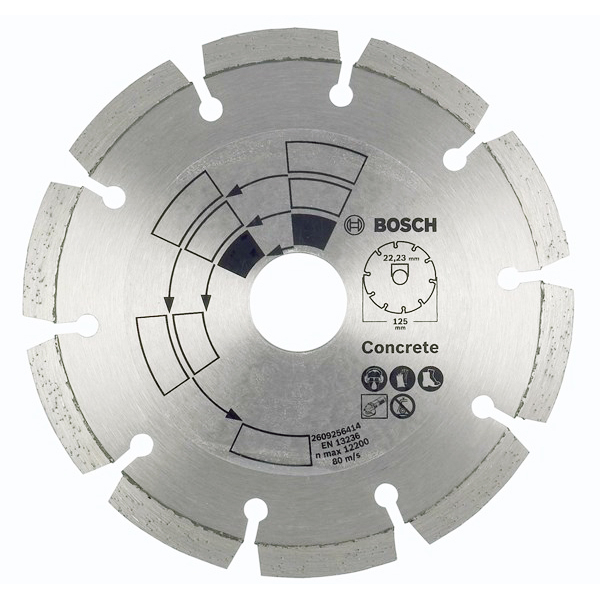 Алмазный круг Bosch Concrete 125×22,23 мм