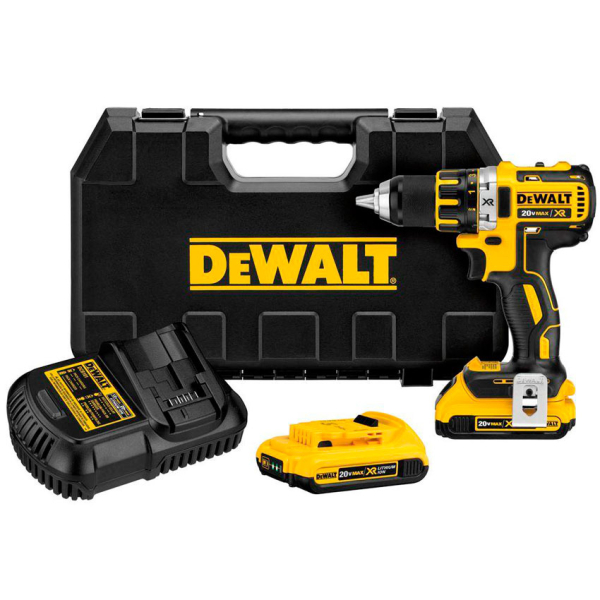Акумуляторний шуруповерт DeWalt DCD790D2, 2x2.0Ah, з/п, в кейсі