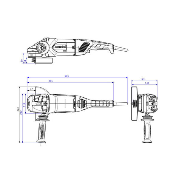 Болгарка Metabo W 24-180 MVT