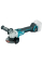 Аккумуляторная болгарка Makita DGA504ZX, каркас, 3 диски для нержавеющей стали 125х1х22.23 мм