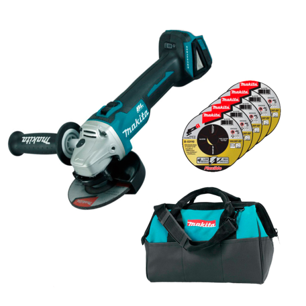 Акумуляторна болгарка Makita DGA 504 ZX2, каркас, сумка