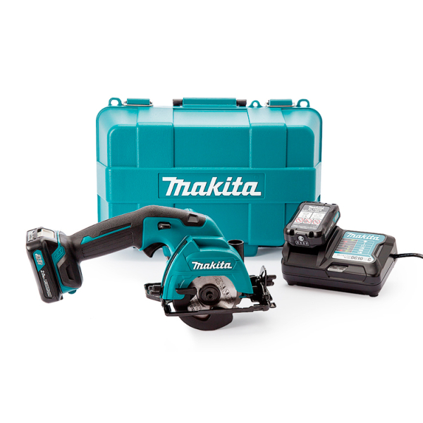 Аккумуляторная дисковая пила Makita HS 301 DWAE, 2x2.0Ah, з/у, кейс