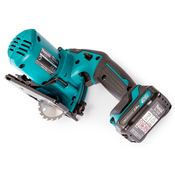 Аккумуляторная дисковая пила Makita HS 301 DWAE, 2x2.0Ah, з/у, кейс