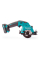 Аккумуляторная дисковая пила Makita HS 301 DWAE, 2x2.0Ah, з/у, кейс