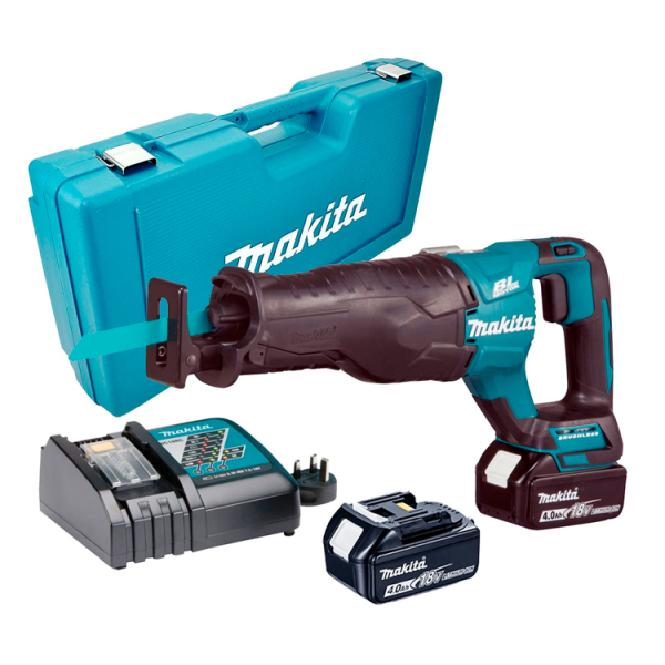 Акумуляторна ножівка Makita DJR 187 RME, 2x4.0Ah, з/п, кейс