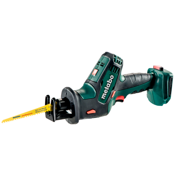 Аккумуляторная сабельная пила Metabo SSE 18 LTX Compact, каркас, в кейсе MetaBox