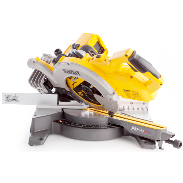 Пила торцювальна акумуляторна XR FLEXVOLT DeWALT DCS778N