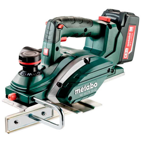 Аккумуляторный рубанок Metabo HO 18 LTX 20-82, 2x4.0Ah, з/у, в MetaLoc