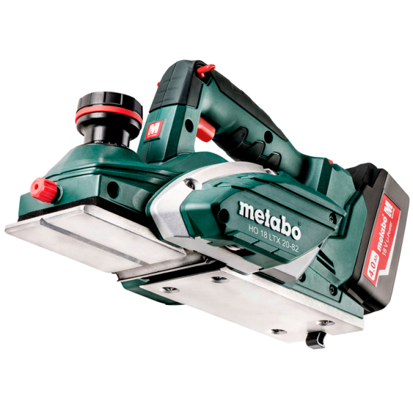Аккумуляторный рубанок Metabo HO 18 LTX 20-82, 2x4.0Ah, з/у, в MetaLoc