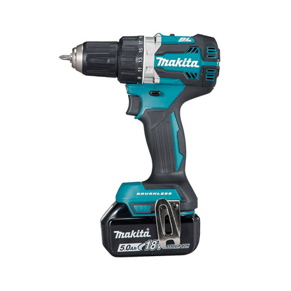 Акумуляторний шуруповерт Makita DDF 484 RTE, 2x5.0Ah, з/п, кейс