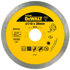 Диск алмазный для плиткореза DeWalt DT3715, 110 мм