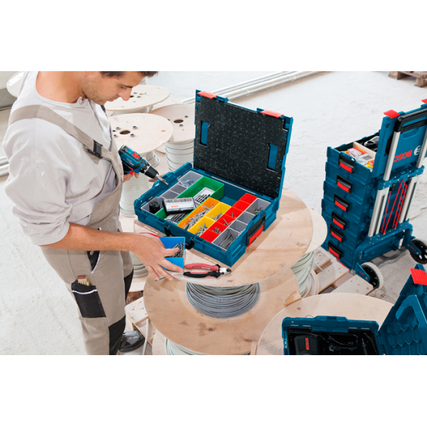 Комплект контейнеров для мелких деталей Bosch L-BOXX 102 inset box, 12 шт
