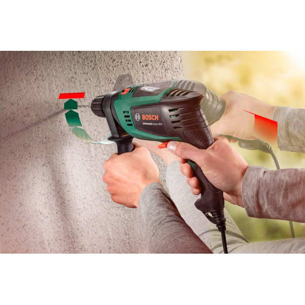 Дрель ударная Bosch UniversalImpact 800, кейс