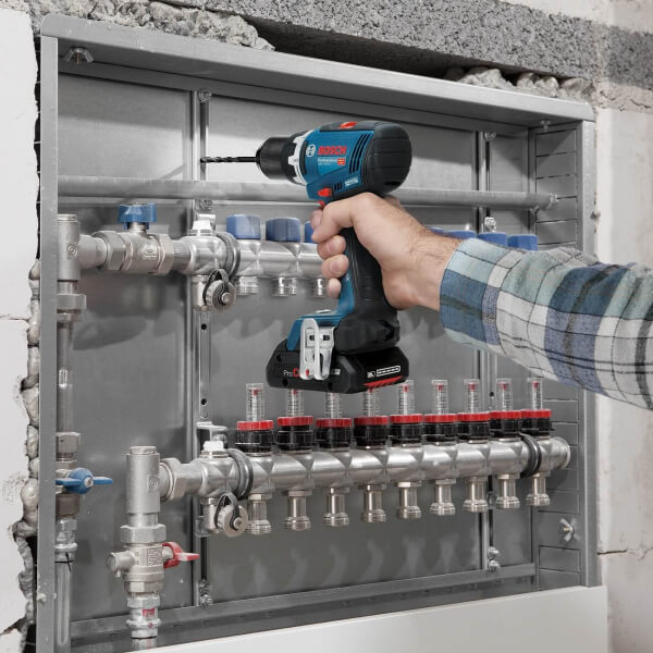 Акумуляторний шуруповерт Bosch Professional GSR 18V-65, 2x5.0 Ah, з/п GAL 18V-40, в L-BOXX 136