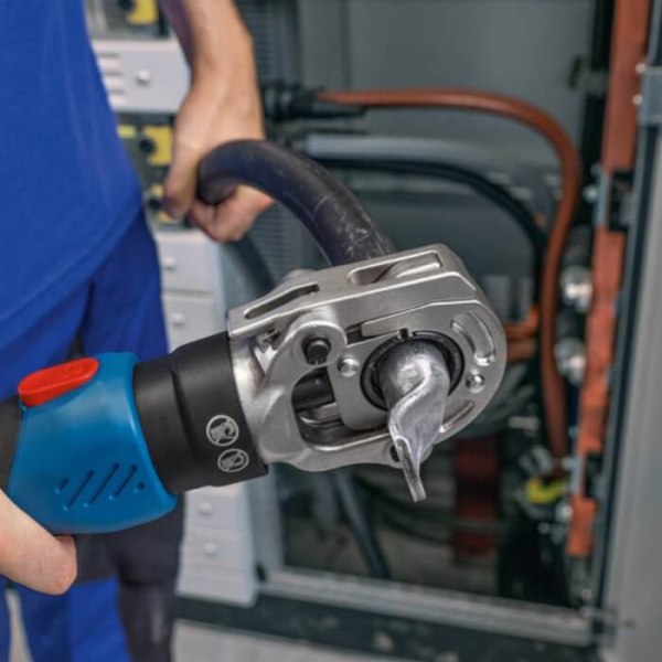 Аккумуляторный гидравлический обжим кабелей Bosch GPH 18V-60, каркас, XL-BOXX