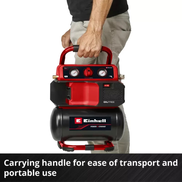 Акумуляторний компресор Einhell TE-AC 18/75 Li OF, каркас