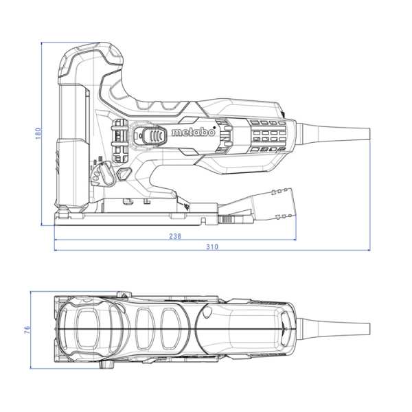 Лобзик Metabo STE 100 Quick з кейсом