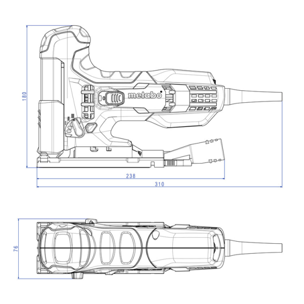 Лобзик Metabo STE 100 Quick Set, кейс