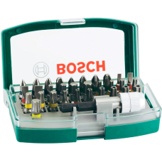 Набор бит Bosch, 32 шт + магнитный держатель