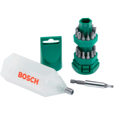 Набор бит Bosch, 24 шт + магнитный держатель