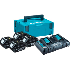 Набор аккумуляторов LXT Makita 4xBL1830B, DC18RD в Makpac